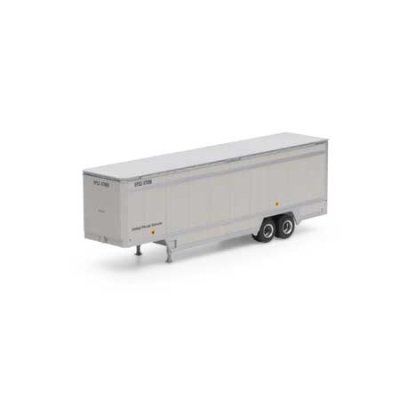 Athearn 29453 - HO 40Ft Drop Sill Parcel Trailer - UPS/ No Logo #87998