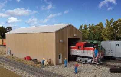 Walthers Cornerstone 2985 - HO Modern Single-Track Engine House - Kit