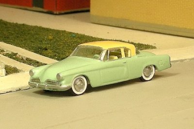 Sylvan Scale Models V-302 HO Scale - 1953 Studebaker Two Door Coupe - Unpainted and Resin Cast Ki...