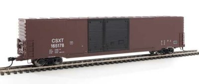 Walthers Mainline 3205 HO 60ft Pullman-Standard Auto Parts Boxcar (10ft and 6ft doors) - CSX Tran...