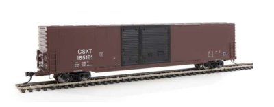 Walthers Mainline 3206 HO 60ft Pullman-Standard Auto Parts Boxcar (10ft and 6ft doors) - CSX Tran...