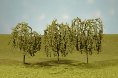 Bachmann SceneScapes 32114 2.25-2.5in Willow Trees (4pcs)