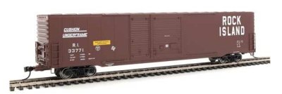 Walthers Mainline 3218 HO 60ft Pullman-Standard Auto Parts Boxcar (10ft and 6ft doors) -Rock Isla...