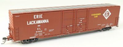 Tangent Scale Models HO 33012-01 Greenville 6,000CuFt 60ft Double Door Boxcar - Erie Lackawanna (...