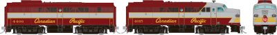 Rapido 37512 - HO Alco FA-1 & FB-1 Set - DCC & Sound - Canadian Pacific (Script Scheme) #4019, 44...