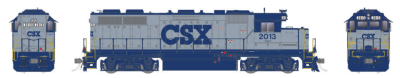 Rapido 38511 - HO Scale GP38 - DCC & Sound - CSX (Grey & Blue/ B Scheme) #2013