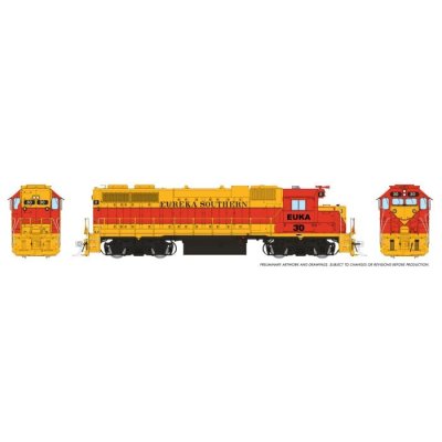 Rapido 38550 - HO EMD GP38 w/ext cab (DC/DCC/Sound): Eureka Southern: #30