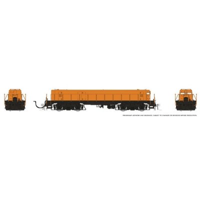 Rapido 39036 - HO EMD/Huntington Slug (DC/Silent): Orange, Unlettered