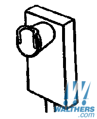 Cal Scale 394 HO - MU Stands - With Battery Connectors - pkg (2)