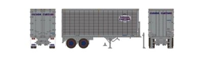 Rapido 403085 - HO 26Ft Can-Car Dry-Van Trailer - Canada Cartage #8H0375