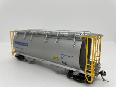 Rapido 172002 - HO Procor 3000CuFt Aluminum Hopper w/Handrails - UNPX/ Procor Wordmark - 6pkg #2