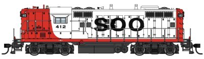 WalthersProto 42709 HO - EMD GP9 Phase II - LokSound 5 DCC & Sound - Soo Line #412