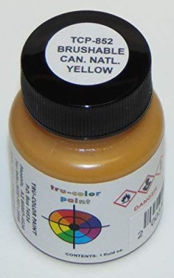 Tru Color Paint 853 - Flat Brushable  Acrylic - CN Orange - 1oz