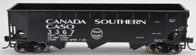 Bowser 42293 HO - RTR 70 Ton Offset Hopper - Canada Southern #3367