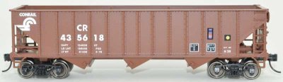 Bowser 42912 - HO 70-Ton 12-Panel Hopper - Conrail #436152