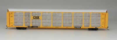 InterMountain 45255-07 HO - Bi-Level Auto Rack - CSX - TTGX - Flat Car (White Roof) #160619