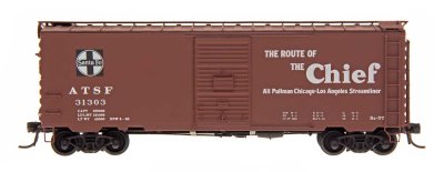 Intermountain 45403-21 - HO 40Ft PS-1 Boxcar - Santa Fe (Bx57 Chief) #31318