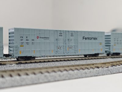 Aurora Miniatures 602062 - N Scale Greenbrier 7550cf 60' Plate F Boxcar - FXE - #874647