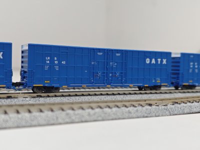 Aurora Miniatures 602047 - N Scale Greenbrier 7550cf 60' Plate F Boxcar - LRS - #141031