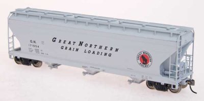 Intermountain 47051-24 - HO RTR ACF 4650 3-Bay Hopper - Great Northern #171975