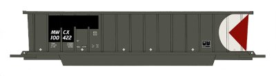 Intermountain 47113-01 - HO Bathtub Coal Gondola - MWCX (ex-CP) #100403