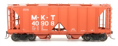 Intermountain 48691-03 HO 1958 Cu Ft 2 Bay Covered  Hopper- Open Sides -MKT #40926