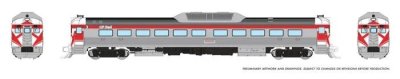 Rapido 516507 - N Budd RDC-1 (Ph 2) - DC/DCC/Sound - CP Rail (Action Red)