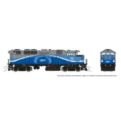 Rapido 519506 - N GMDD F59PH - DC/DCC/Sound - AMT / Late / Montreal #1347