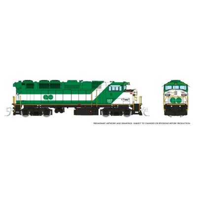 Rapido 519512 - N GMDD F59PH - DC/DCC/Sound - Go transit (Toronto) #559