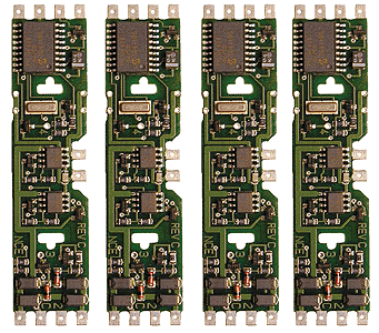 NCE 107 Decoder HO Scale DA-SR 4 Pack