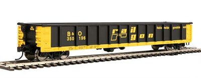 Walthers Mainline 6263 - HO 53ft Railgon Gondola - Baltimore & Ohio #350270