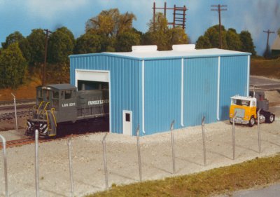 Pikestuff 5000 - HO Modern Small Engine House - Kit