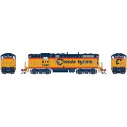 Athearn Genesis G82205 HO Scale - GP7 Diesel, DCC/ Ready - B&O/ Chessie #5610