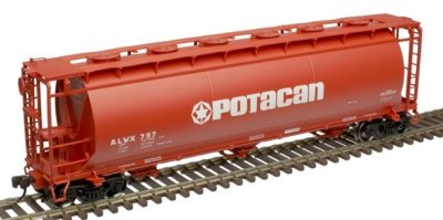 Atlas 20005770 - HO ACF 3-Bay Cylindrical Hopper - Potacan #789