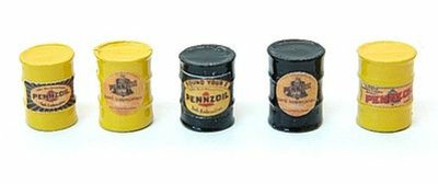 JL Innovative 578 - HO Custom Oil Barrels - Pennzoil (5pk)