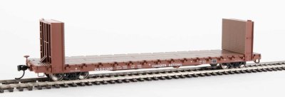 Walthers Mainline HO 5801 60ft Pullman-Standard Bulkhead Flatcar - Ready to Run -- Canadian Natio...