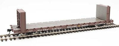 Walthers Mainline 5845 - HO RTR 60Ft Pullman-Standard Bulkhead Flatcar (48Ft IL) - Trailer Train ...