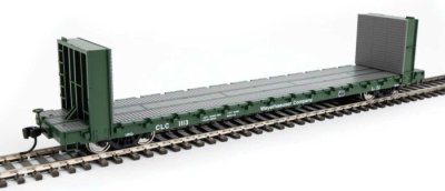 Walthers Mainline 5882 - HO RTR 60Ft Pullman-Standard Bulkhead Flatcar (48Ft IL) - Weyerhaeuser #...