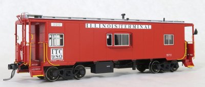 Tangent Scale Models 60116-02 - HO Delivery Target Red 1953+ Steel Bay Window Caboose - Illinois ...