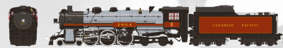 Rapido 601513 - HO Scale H1a Hudson Steam - DCC & Sound - Canadian Pacific (Beaver Shield) #2809