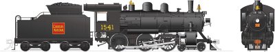 Rapido 603016 - HO H-6-G - DC/Silent - Canadian National Railway (Straight Wafer) #1541