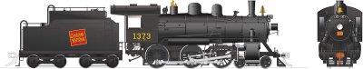 Rapido 603003 - HO H-6-G - DC/Silent - Canadian National Railway (Tilted Wafer) #1373