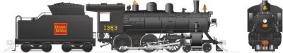 Rapido 603512 - HO H-6-G - DCC & Sound - Canadian National Railway (Straight Wafer) #1383