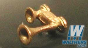 Cal Scale 637 HO - Nathan K2 K12 2-Chime Air Horn - Lost Wax Brass Casting