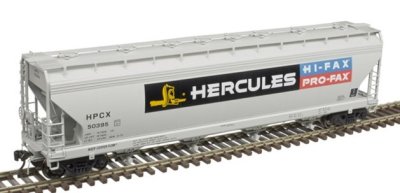 Atlas 20006390 - HO ACF 5250 Covered Hopper - Hercules Pro-Fax (HPCX) #50415