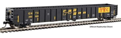 Walthers Mainline 6418 - HO RTR 68Ft Railgon Gondola - Railgon GNTX #290020