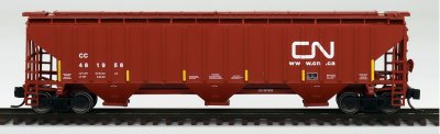 Intermountain 653114-06 N PS 4750 3 Bay Hopper - CN/ Chicago Central #48237