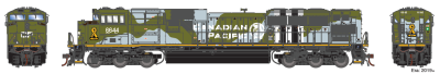 Athearn Genesis G1156 - HO EMD SD70ACU - DCC & Sound - Canadian Pacific CP (RCAF Camo) #6644