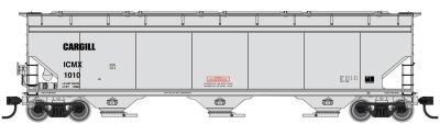 Walthers Mainline 7670 HO RTR - 60 ft NSC 5150 3-bay Covered Hopper - Illinois Cereal Mills Cargi...