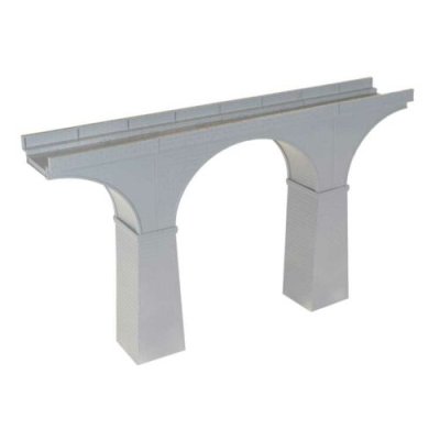 Atlas 70000225 - HO Single-Track Cut-Stone Viaduct - Variable Height